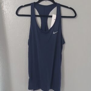 Nike Women's Navy Blue Racerback Tank Small